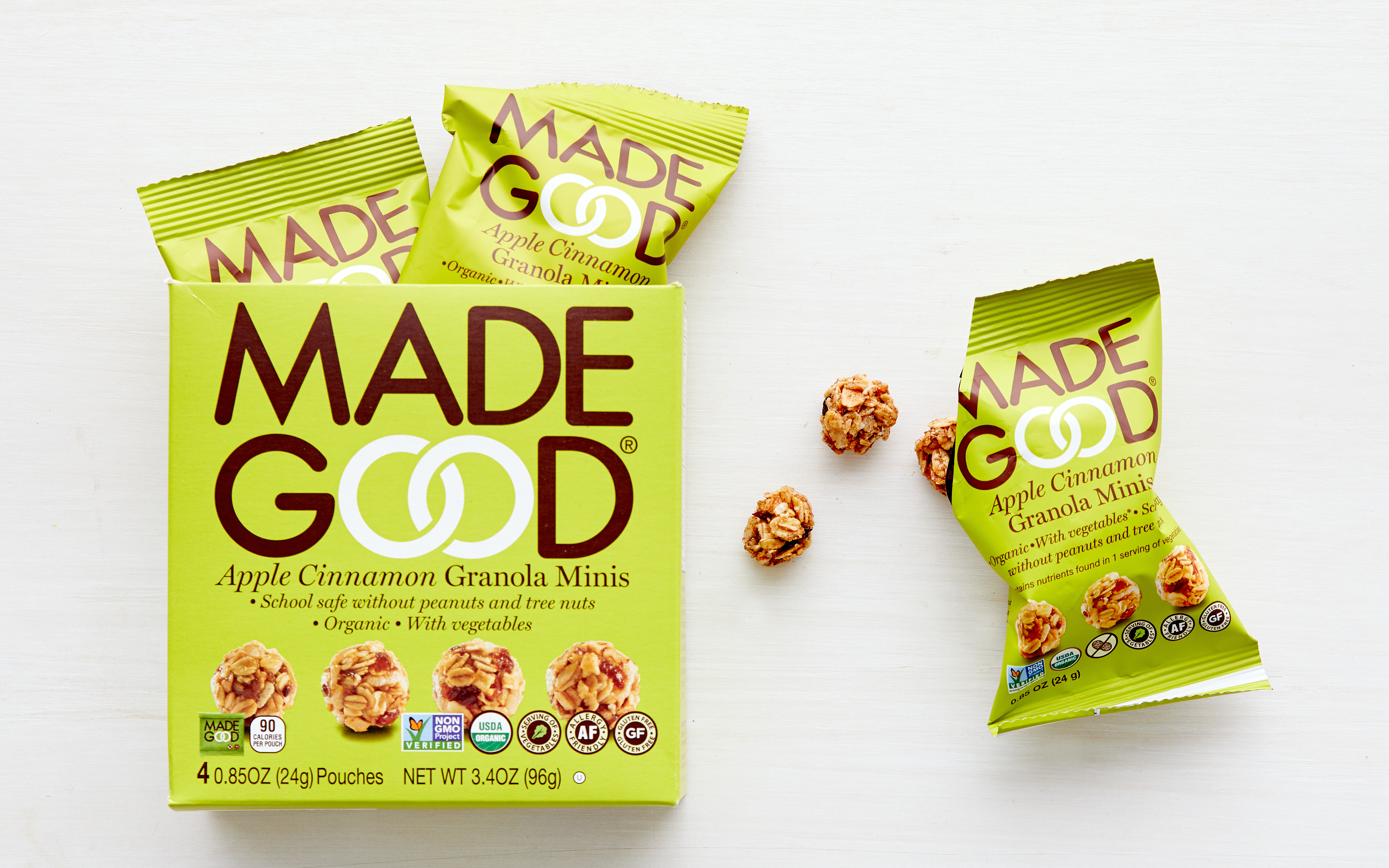 Organic Apple Cinnamon Granola Minis - MadeGood Foods - SF Bay | Good Eggs